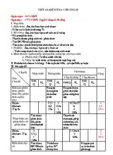 Giáo án Đại số Lớp 8 - Tiết 40 Kiểm tra Chương II - Năm học 2019-2020